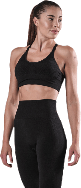 Hardi Seamless Bra Black, Female, Apparels, Sports Bras, Workout, Black, S/M