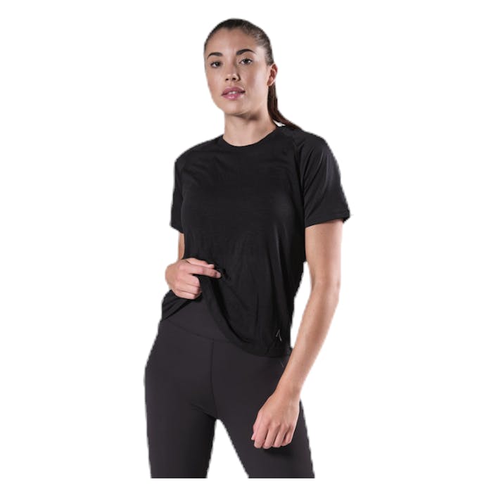 Core Tee Black, Female, Tøj, T-shirt, Træning, Sort, XL