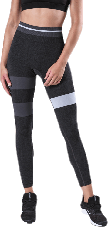 Halley Seamless Tights Black, Female, Apparels, Leggings, Yoga, Black, L