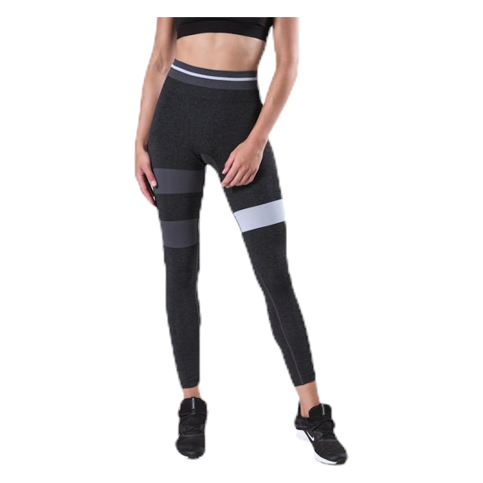 Halley Seamless Tights Black, Female, Vêtements, Leggings, Yoga, Noir, L