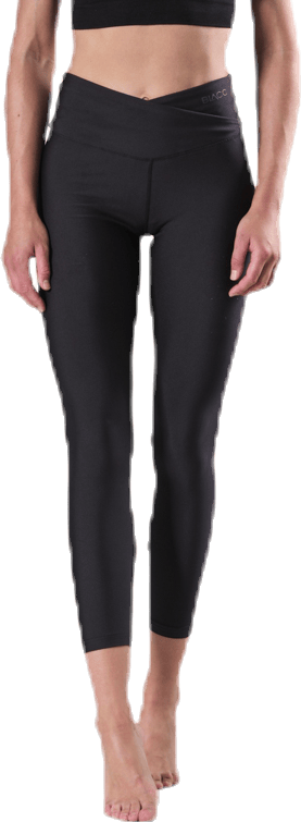 Spirit Wrap Tights Black, Female, Apparels, Leggings, Yoga, Black, M