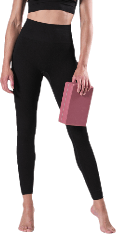 Clean Seamless Leggings Black, Female, Apparels, Leggings, Yoga, Black, S