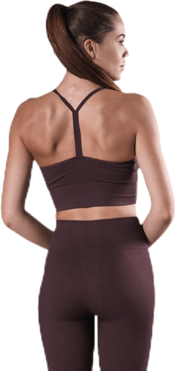 Clean Seamless Bra Purple, Female, Bekleidung, Sport-BH, Yoga, Lila, M/L