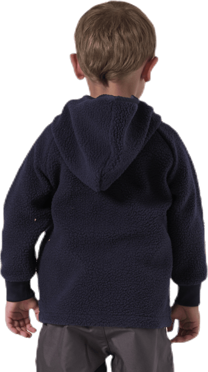 Burrig Fleece Blue, Unisex, Klær, jakker, Blå, 86/92