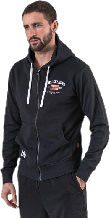 Falk Hoodie Black, Male, Klær, Skjorter, Svart, S