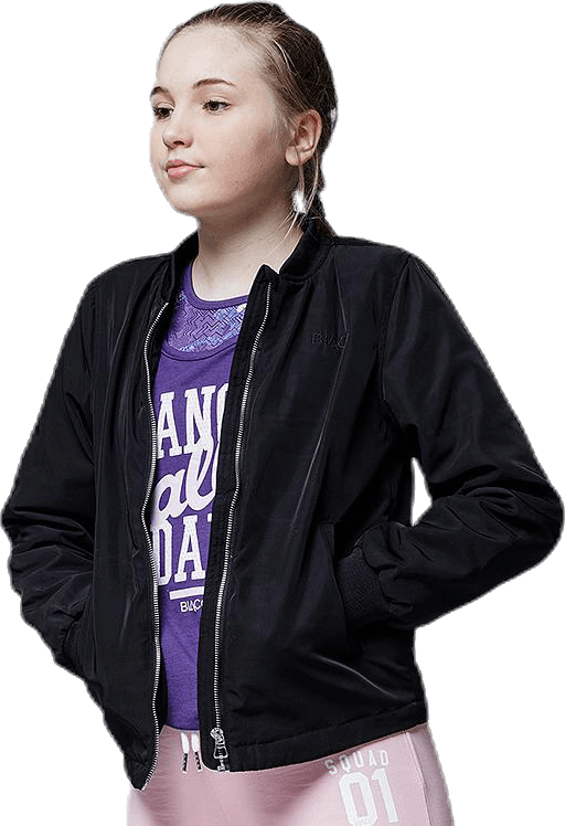 Jr Chloe Bomber Jacket Black, Unisex, Apparels, jackets, Workout, Black, 146/152