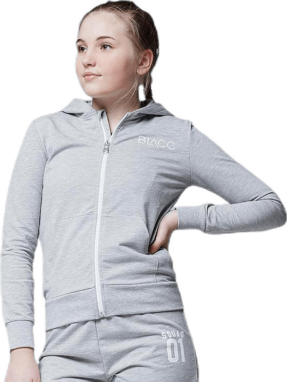 Jr Natalia Zip Hoodie Grey, Unisex, Odzież, Koszule, Trening, Szary, 158/164