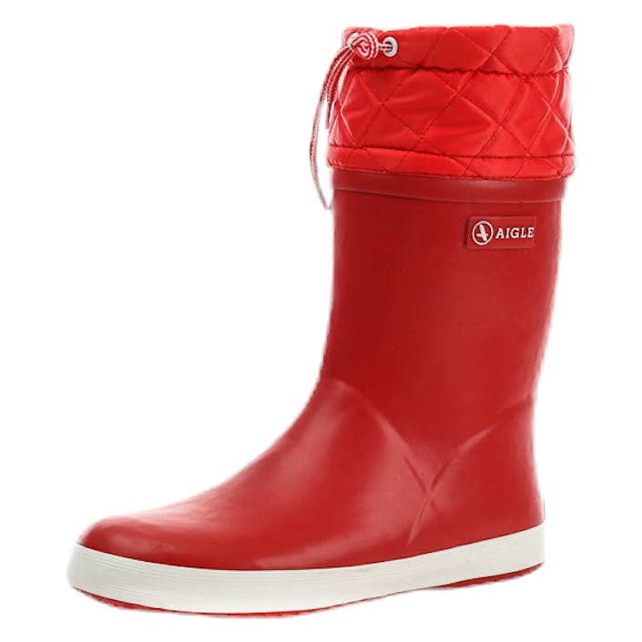 Giboulee Winterized White/Red, Unisex, Buty, Botki i Sztyblety, Biały/Czerwony, EU 32