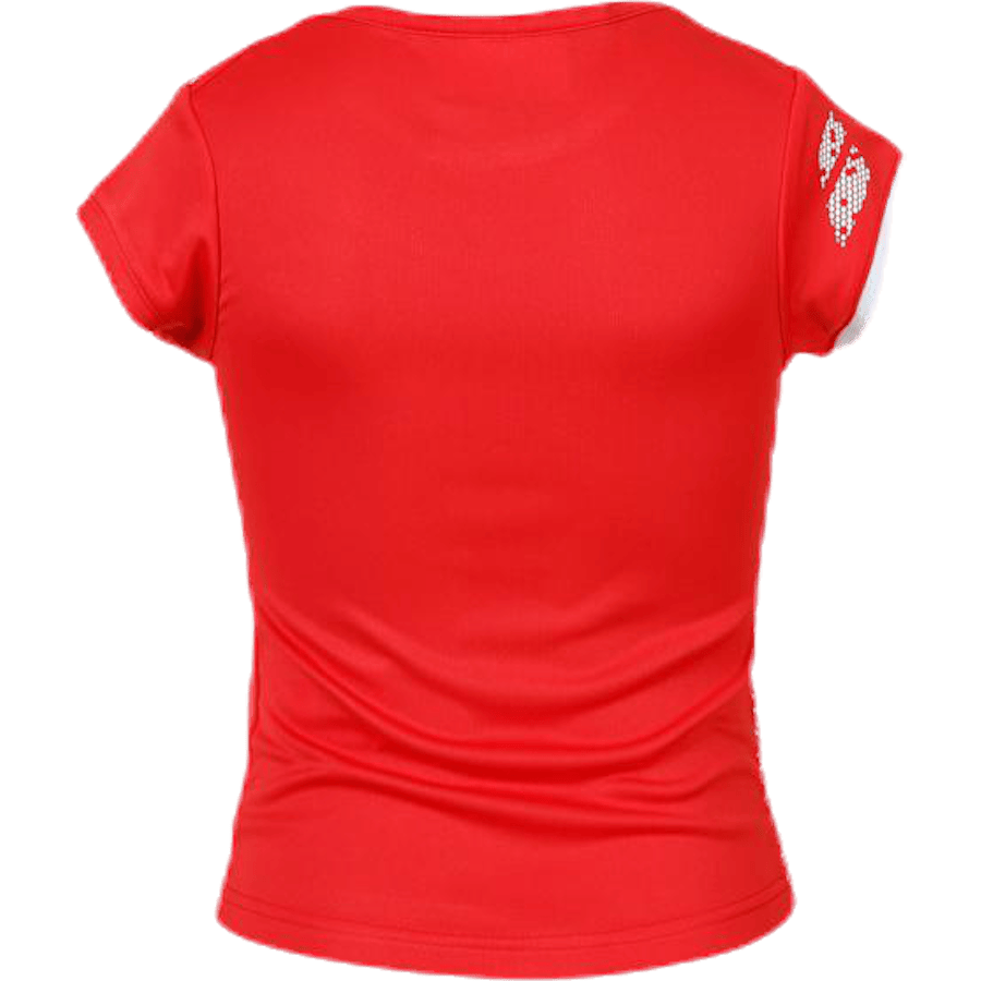 Cap Sleeve Top Performance Red - Bild 3