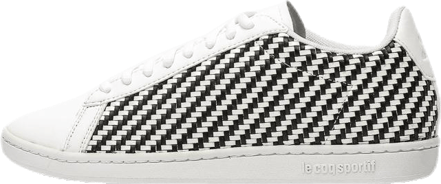 CourtsetT W Woven  White/Black