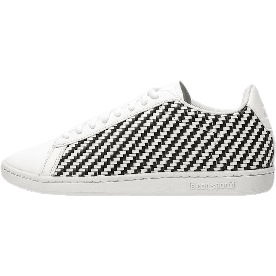 CourtsetT W Woven White/Black