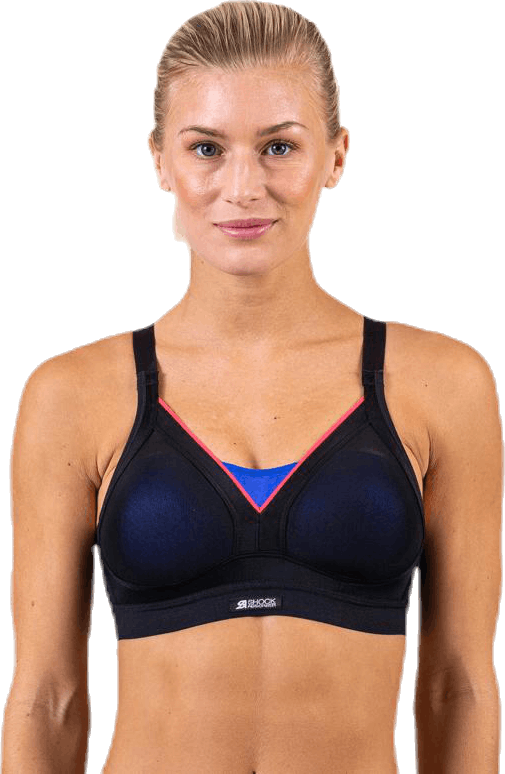 Active Shaped Support Black, Female, Odzież, Stanik sportowy, Bieganie, Czarny, 75 D