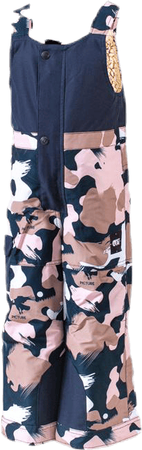 Snowy Mini BIB Pant Pink/Patterned, Unisex, Apparels, Pants, Alpine sports, Pink/Patterned, 110/116