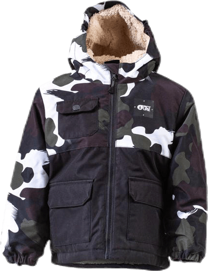 Snowy Mini Jacket Patterned/Black, Unisex, Apparels, jackets, Alpine sports, Patterned/Black, 110/116