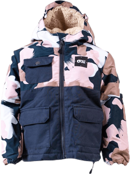 Snowy Mini Jacket Pink/Patterned, Unisex, Odzież, kurtki, Sporty alpejskie, Różowy/Wzorzyste, 92/98