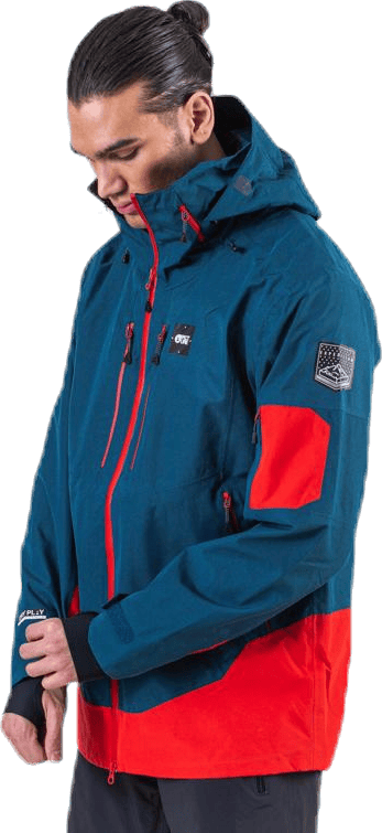 Track Jacket Blue/Red - Bild 2