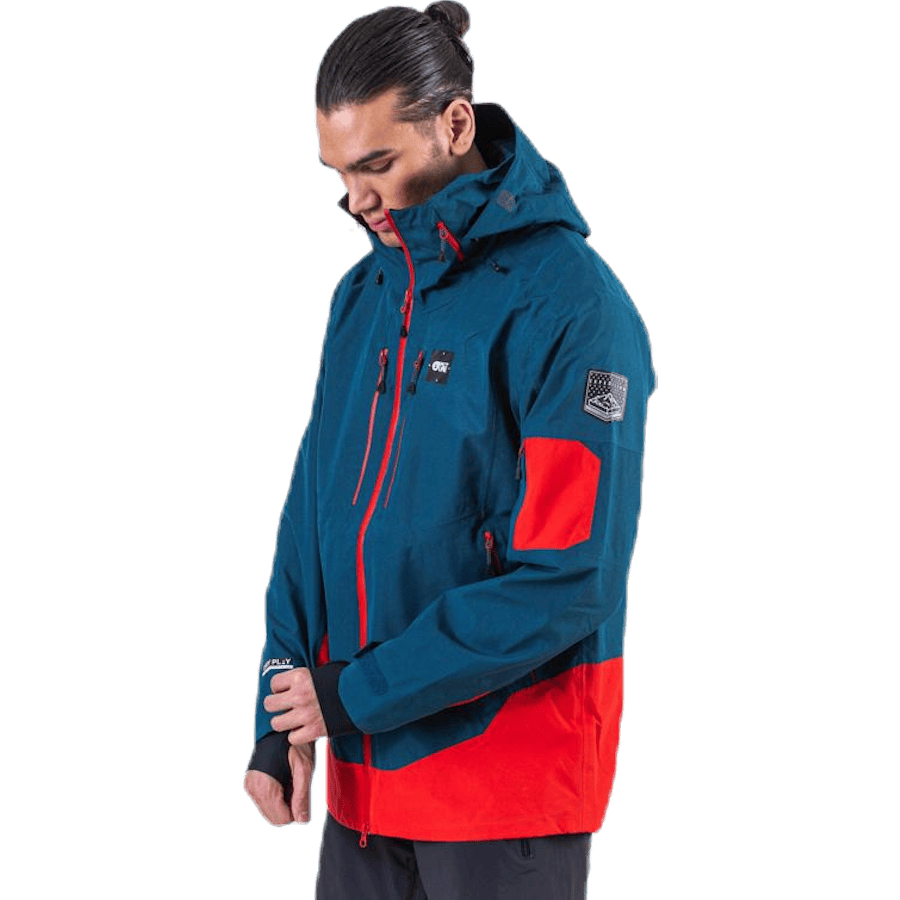 Track Jacket Blue/Red - Bild 2
