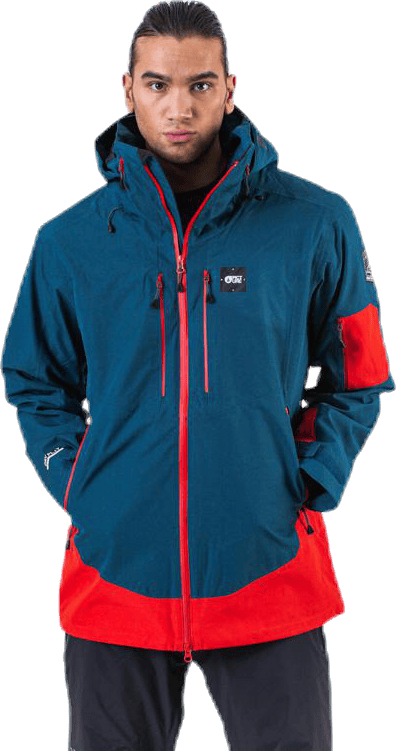 Track Jacket Blue/Red - Bild 4