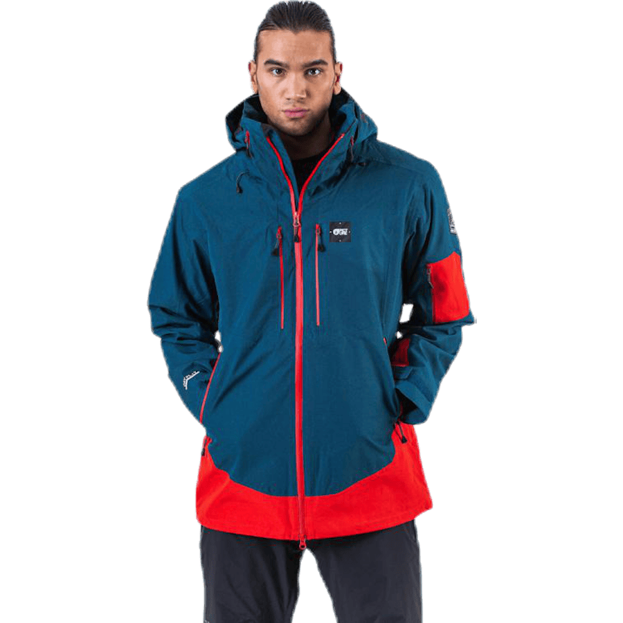 Track Jacket Blue/Red - Bild 4