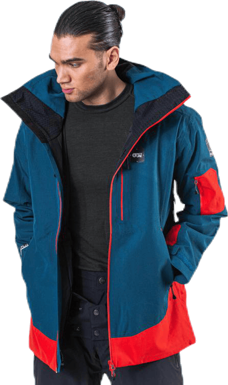 Track Jacket Blue/Red - Bild 5