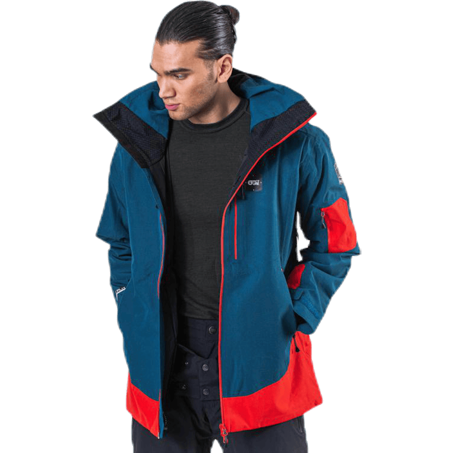 Track Jacket Blue/Red - Bild 5