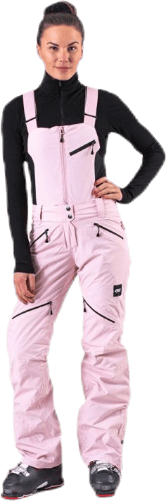 Haakon Bib Pink, Female, Vêtements, Pantalon, Sport d'hiver, Rose, XL