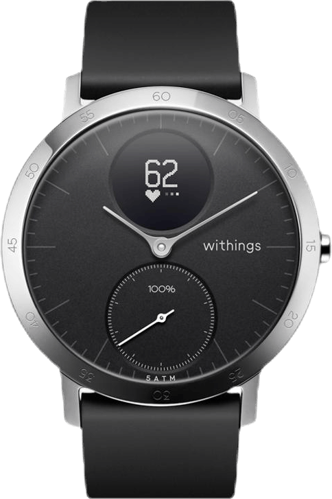 Withings Steel HR Sport Black, Unisex, Utrustning, Elektronik, Träning, Svart, ONESIZE