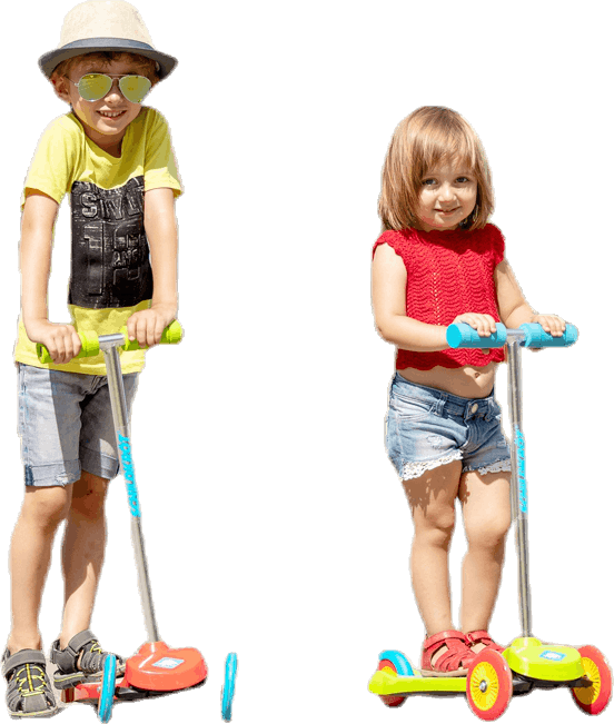 Kids Scooter Little 1 Patterned/Green, Unisex, Equipment, toys & games, Patterned/Green, ONESIZE