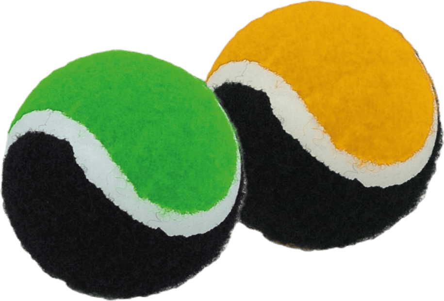 Set of 2 Catch Balls Patterned/Black, Unisex, Ekwipunek, zabawki i gry, Wzorzyste/Czarny, ONESIZE