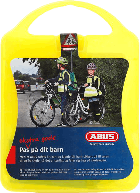 Säkerhetsset ABUS Orange, Unisex, Utstyr, Beskyttelse, Sykling, Oransje, ONESIZE