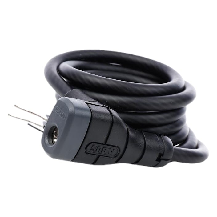 Spirallås 5510 Primo m/hållare Black, Unisex, Utrustning, Träningsutrustning, Cykling, Svart, ONESIZE