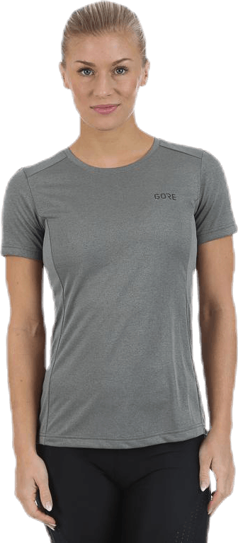 R3 Melange Shirt Green/Grey, Female, Apparels, T-shirt, Running, Green/Grey, 36