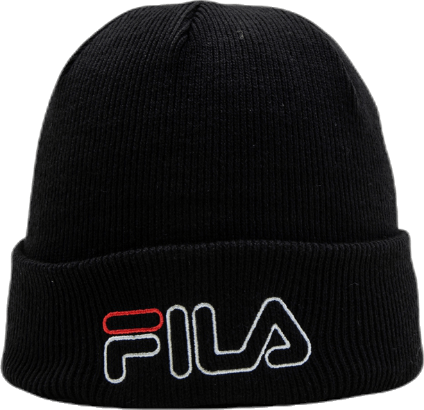 Beanie Leniar Outline Logo Black