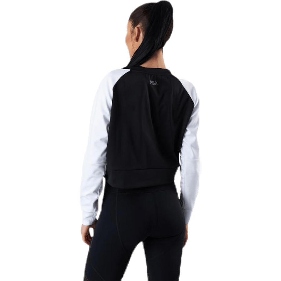 Ahuva Cropped Longsleeve Shirt Pink/Black - Bild 3