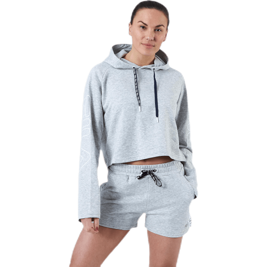 Leanna Cropped Hoody Grey