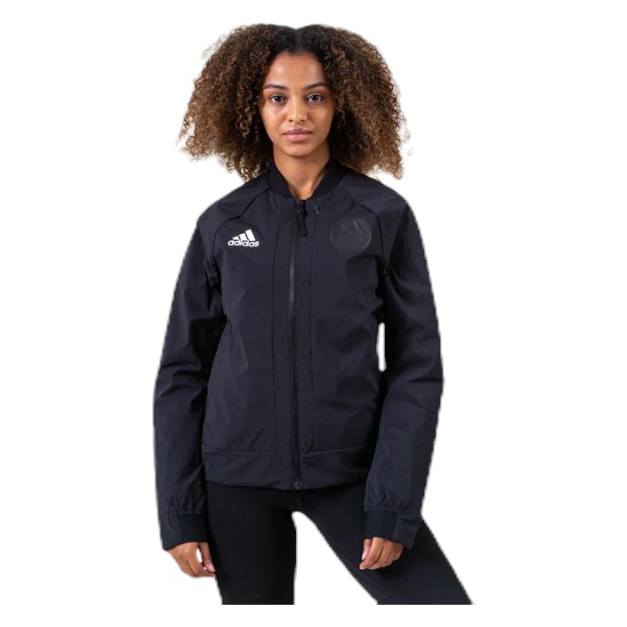 Bomber Jacket White/Black, Female, Abbigliamento, giacche, Nero, 36