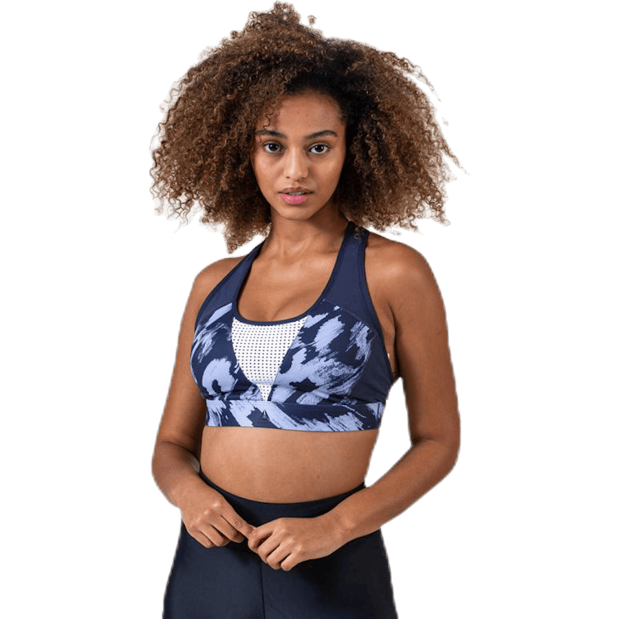 Les Mills Hero Racer Bra Blue/White
