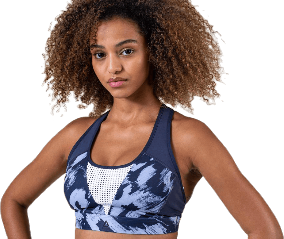 Les Mills Hero Racer Bra Blue/White - Bild 5