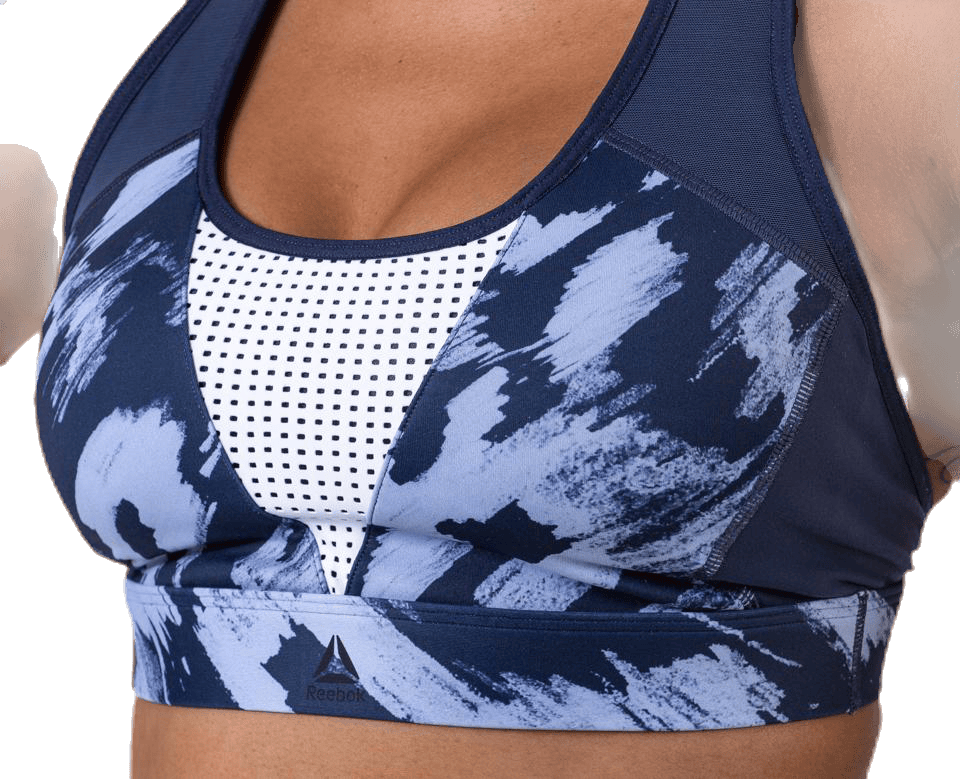 Les Mills Hero Racer Bra Blue/White - Bild 6