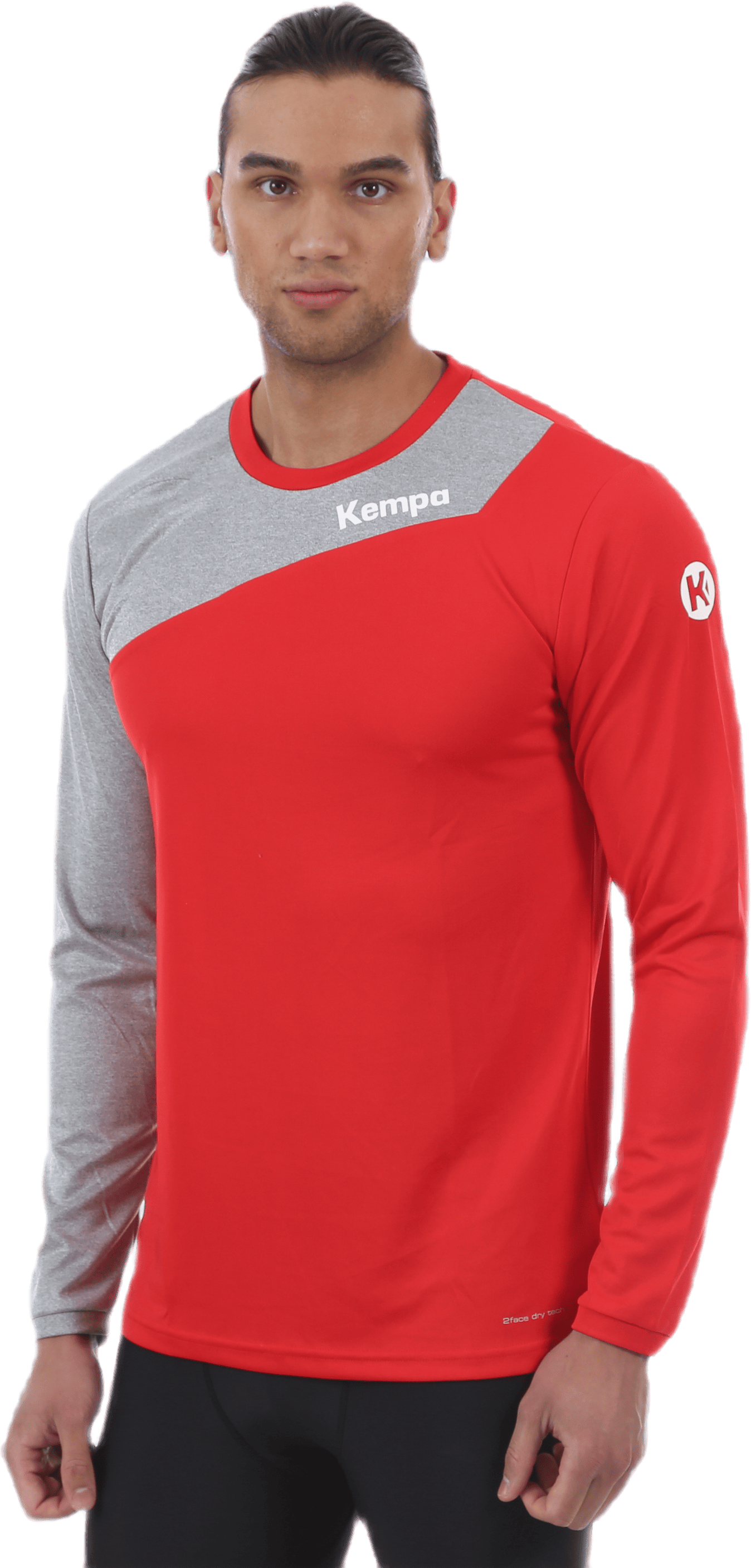 Core 2.0 Longsleeve Grey/Red - Bild 3