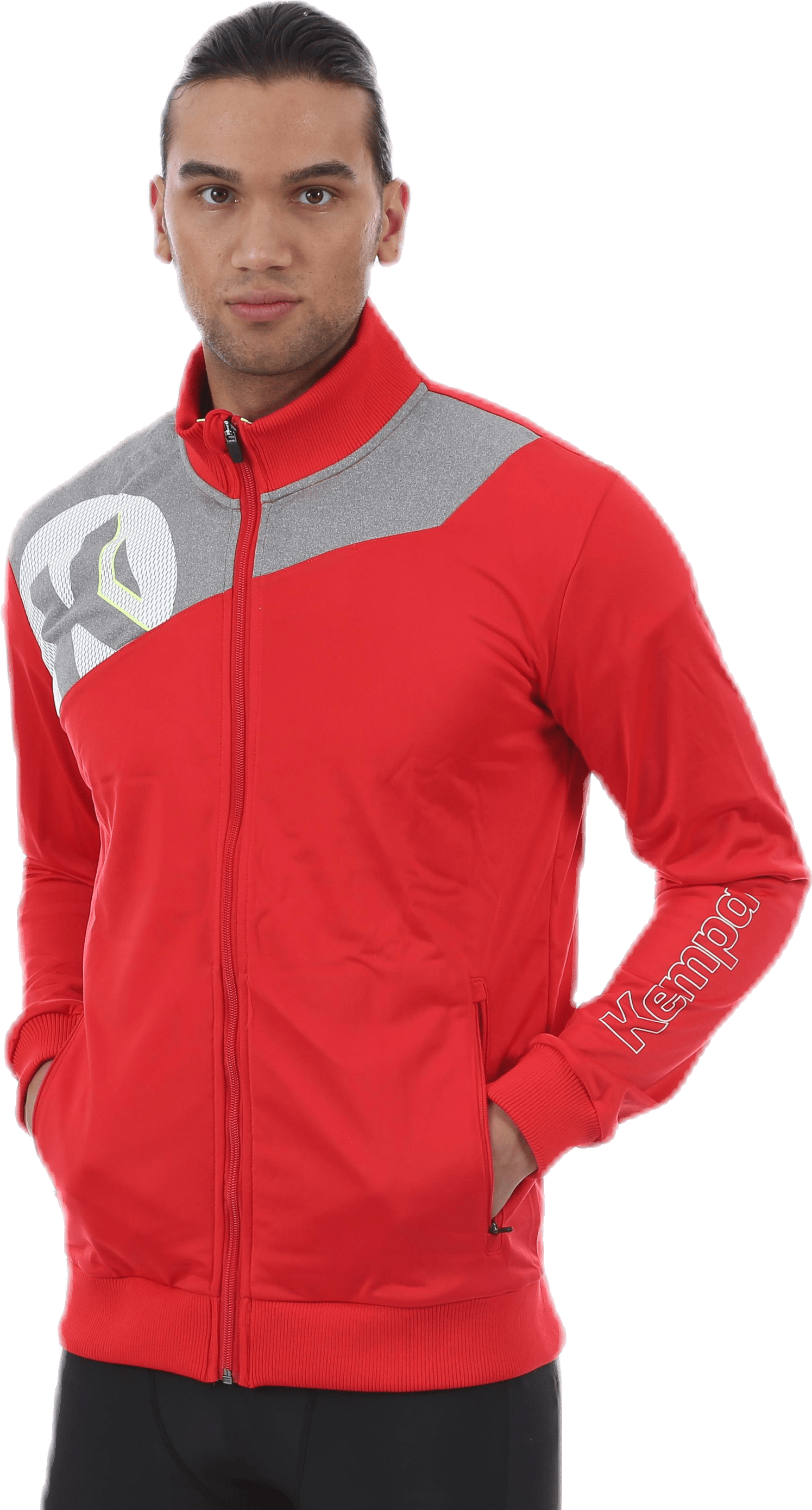 Core 2.0 Poly Jacket Grey/Red - Bild 3
