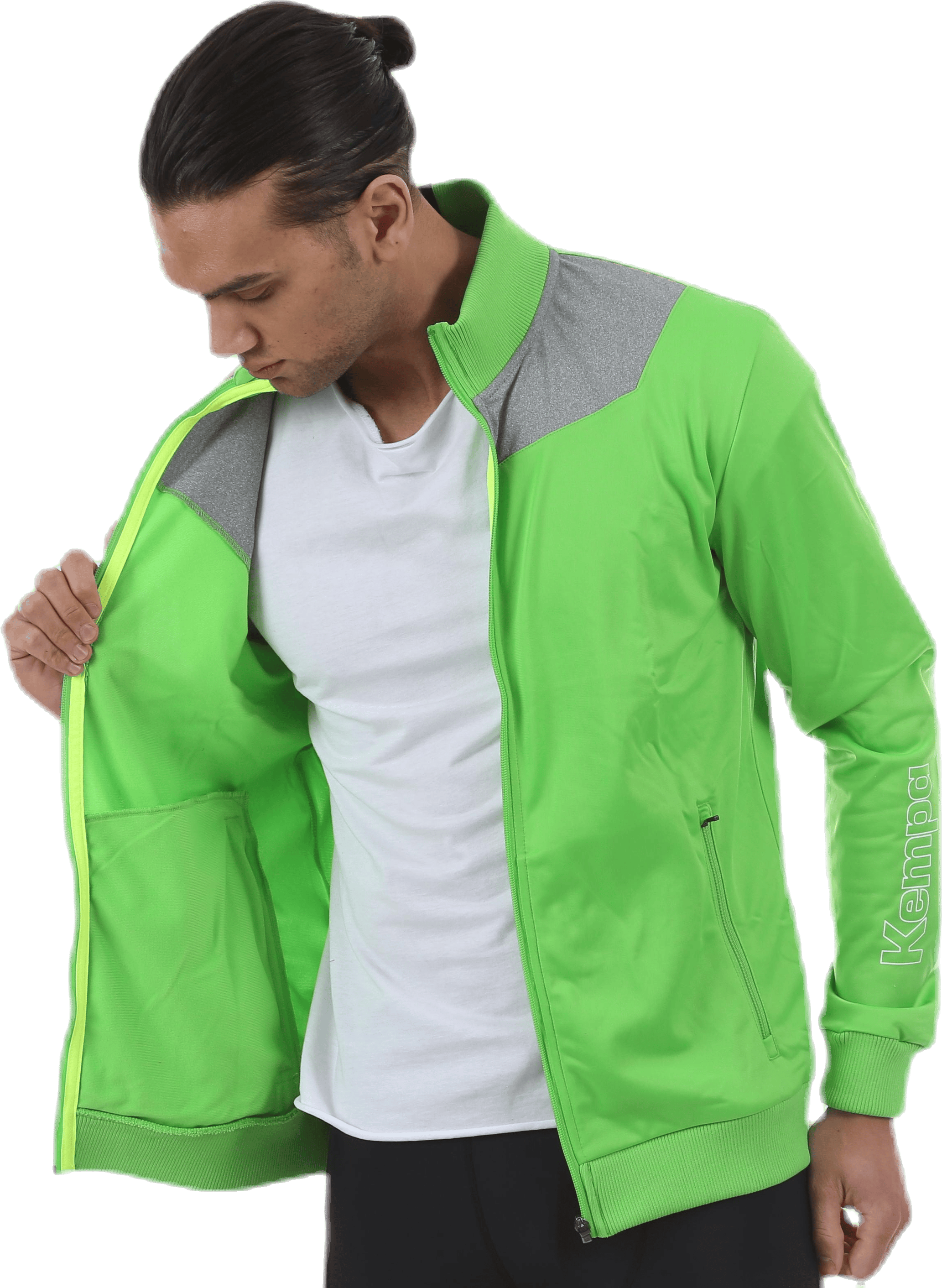 Core 2.0 Poly Jacket Green/Grey - Bild 4