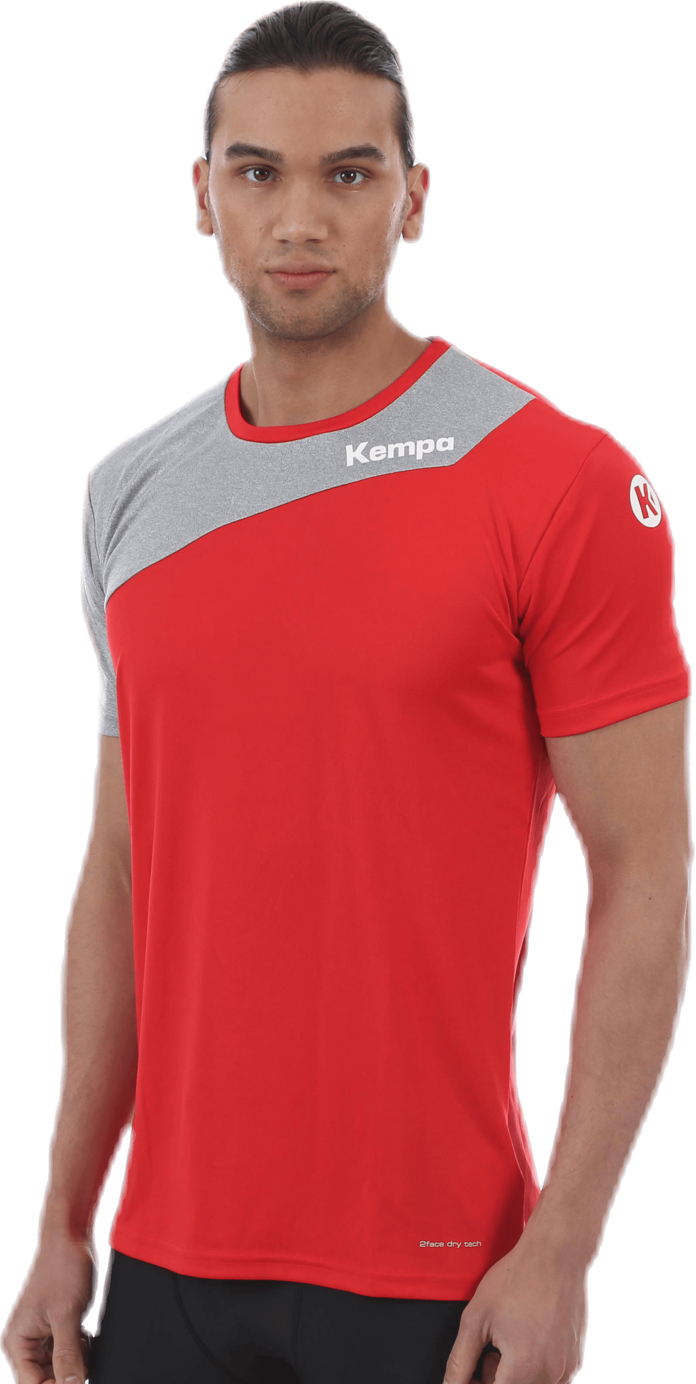 Core 2.0 Shirt Grey/Red - Bild 3
