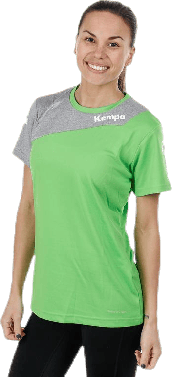 Core 2.0 Shirt W Green/Grey - Bild 3