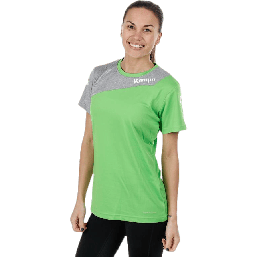 Core 2.0 Shirt W Green/Grey - Bild 3