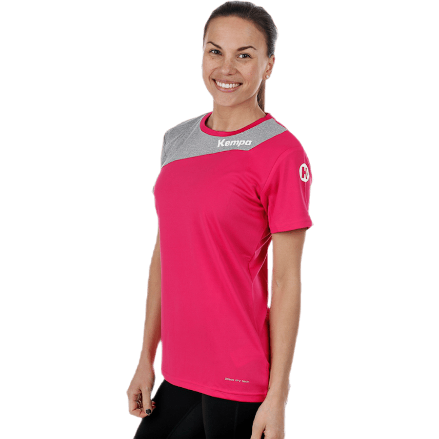Core 2.0 Shirt W Pink/Grey - Bild 3