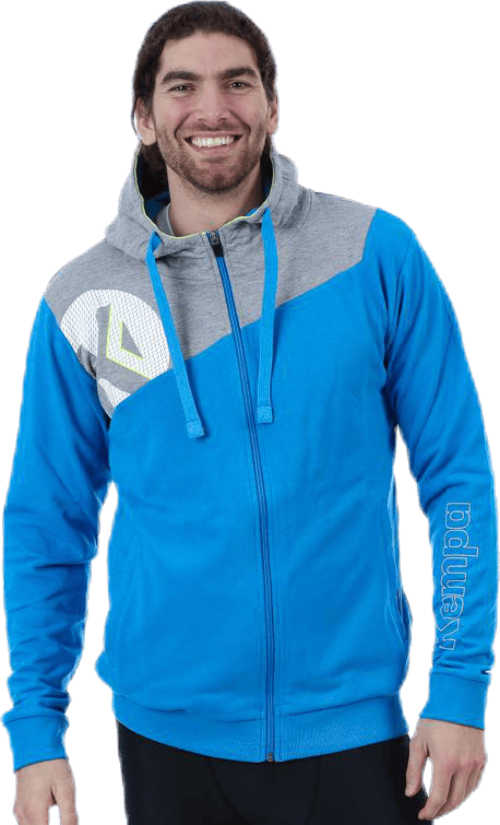 Core 2.0 Hood Jacket Blue/Grey, Male, Apparels, Shirts, Handball, Blue/Grey, XL