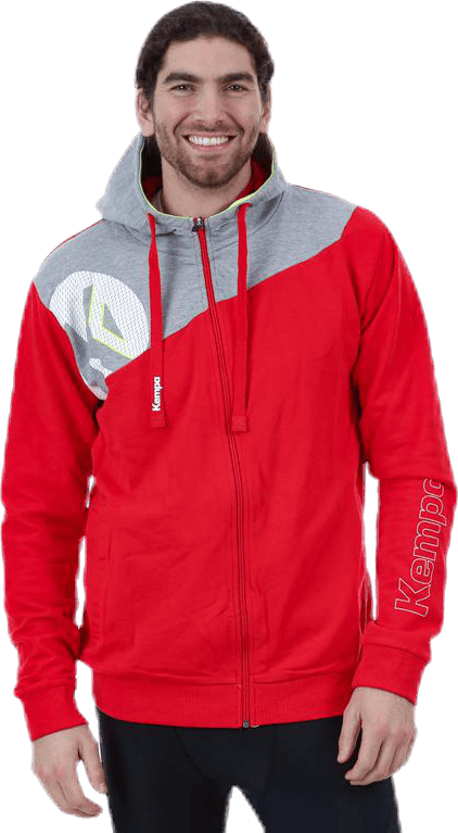 Core 2.0 Hood Jacket Grey/Red