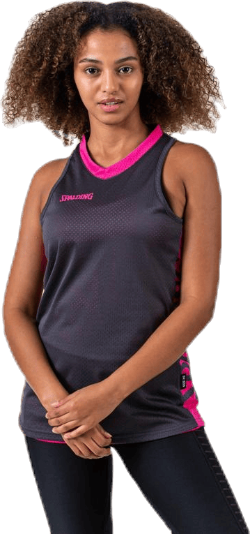 Essential Reversible 4her Shirt Pink/Grey, Female, Apparels, T-shirt, Basketball, Pink/Grey, L