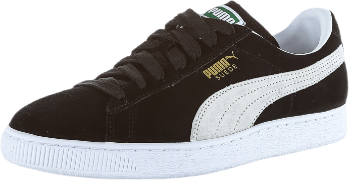 Suede Classic+ White/Black, Female, Topánky, Tenisky, Čierna, EU 43